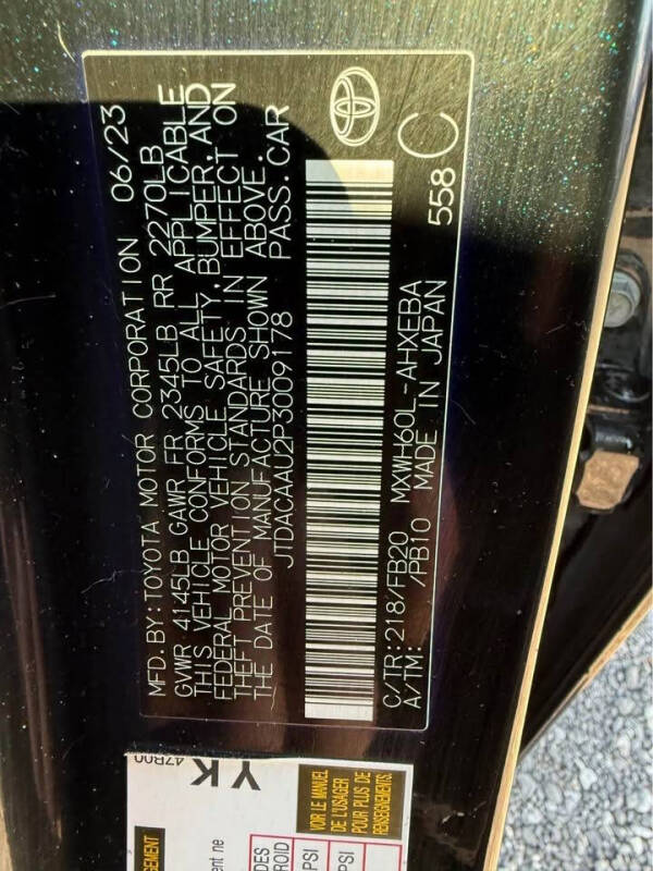 2023 Toyota Prius LE