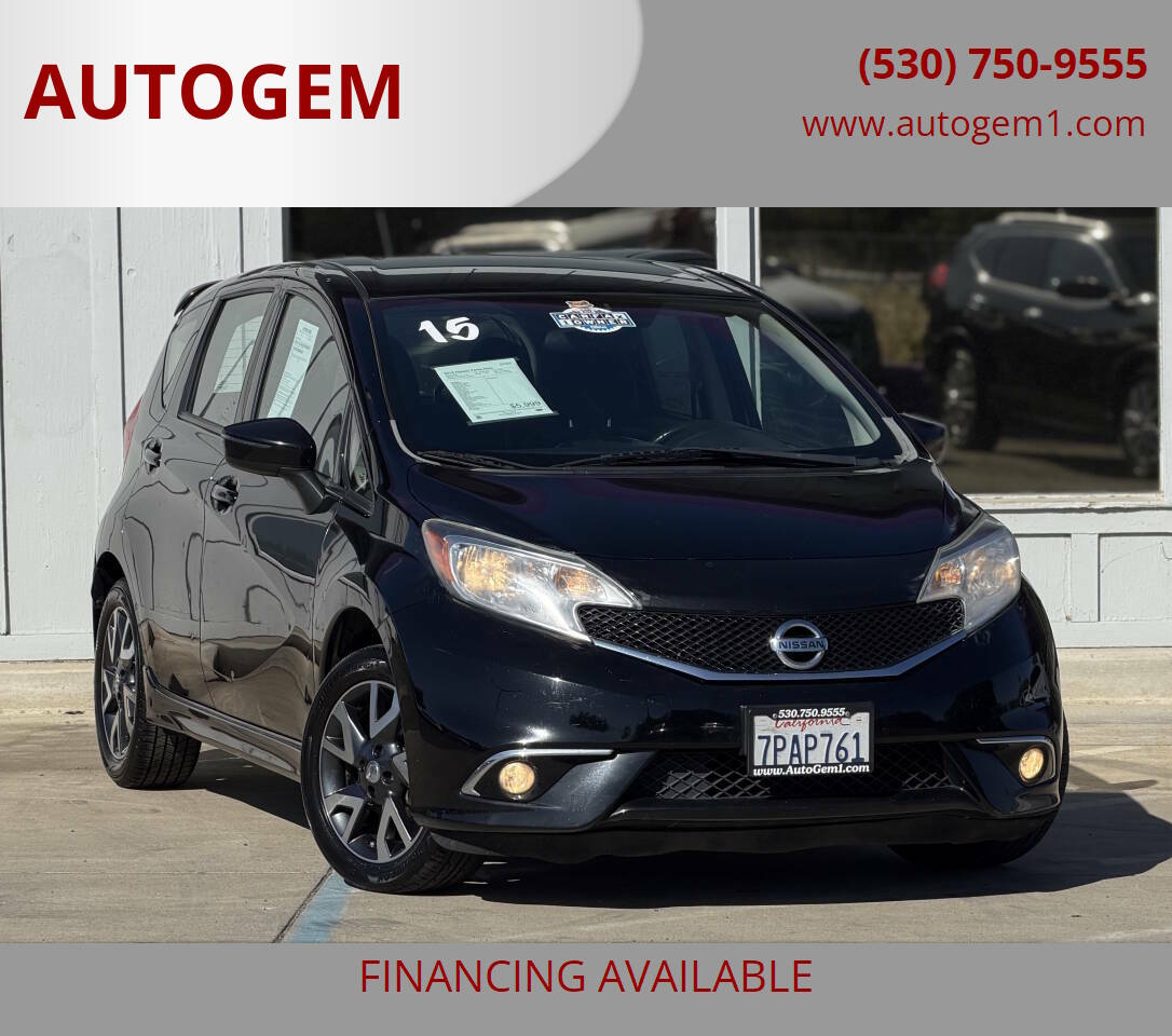 Black 2015 Nissan Versa Note SR SR 4dr Hatchback 1