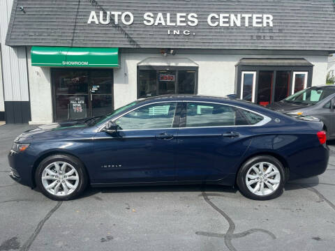 2017 Chevrolet Impala for sale at Auto Sales Center Inc in Holyoke MA