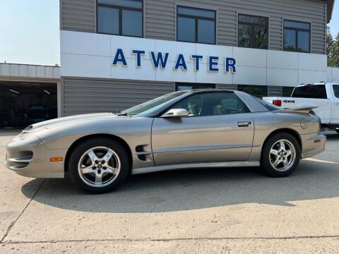 2002 Pontiac Firebird for sale at Atwater Ford Inc in Atwater MN