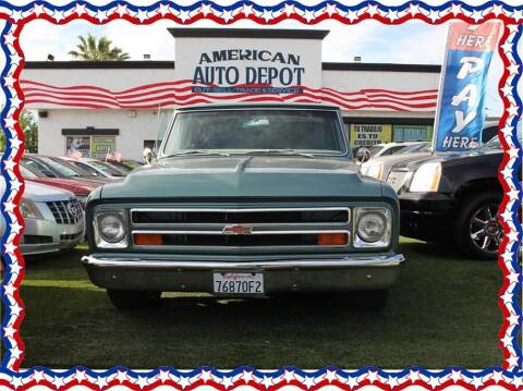 1968 Chevrolet C/K 10 Series for sale at American Auto Depot in Modesto CA