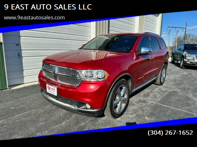 2011 Dodge Durango for sale at 9 EAST AUTO SALES LLC in Martinsburg WV