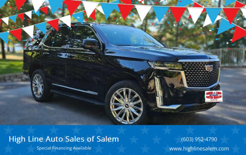 2021 Cadillac Escalade for sale at High Line Auto Sales of Salem in Salem NH