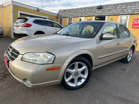2001 Nissan Maxima for sale at Superior Auto Sales, LLC in Wheat Ridge CO