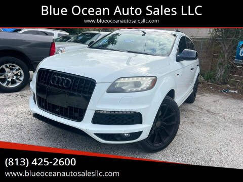 2014 Audi Q7 for sale at Blue Ocean Auto Sales LLC in Tampa FL