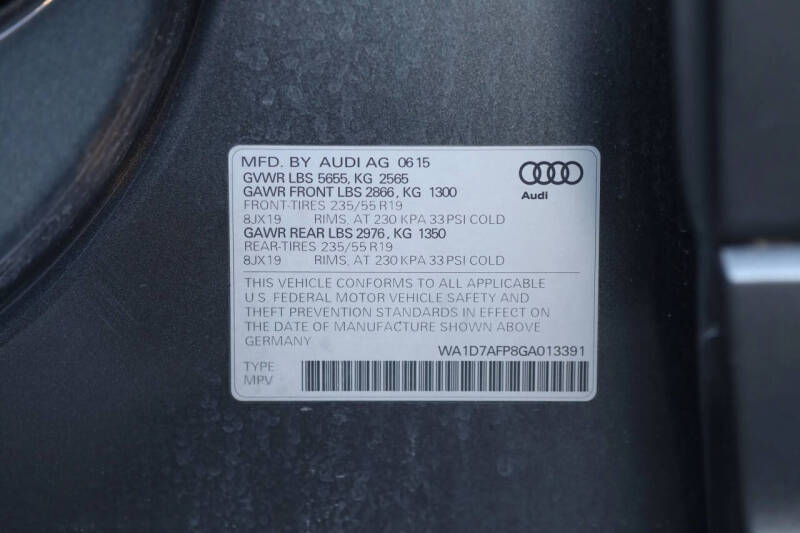 2016 Audi Q5 3.0T quattro Premium Plus