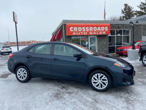 2017 Toyota Corolla for sale at CROSSROADS AUTO SALES OF EAU CLAIRE, LLC in Eau Claire WI