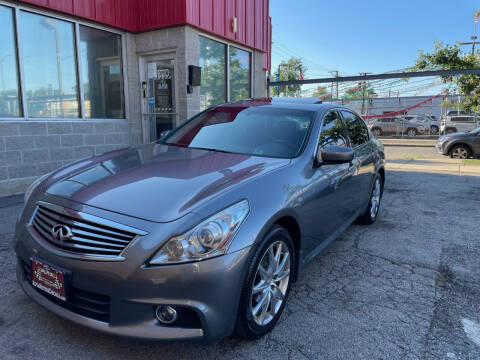 2013 Infiniti G37 Sedan for sale at Alpha Motors in Chicago IL