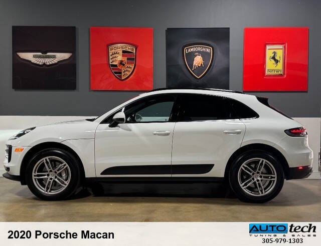 White 2020 Porsche Macan Base AWD 4dr SUV 1