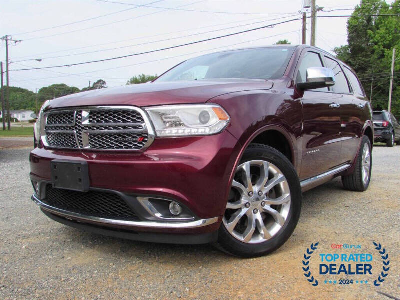 Used 2017 Dodge Durango Citadel with VIN 1C4RDJEG5HC617220 for sale in Thomasville, NC