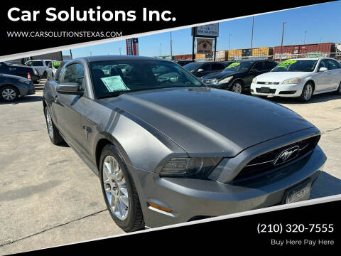 2013 Ford Mustang for sale at Car Solutions Inc. in San Antonio TX