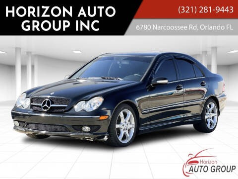 2007 Mercedes-Benz C-Class for sale at HORIZON AUTO GROUP INC in Orlando FL