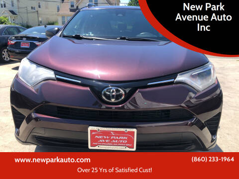 2017 Toyota RAV4 for sale at New Park Avenue Auto Inc in Hartford CT