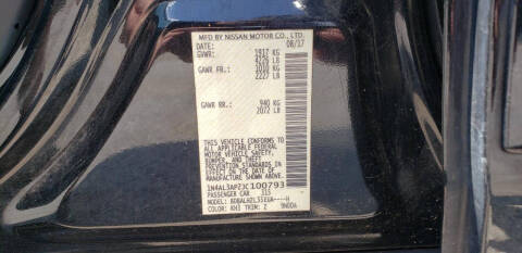 2018 Nissan Altima 2.5 SR