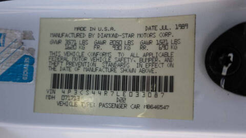 1990 Plymouth Laser RS