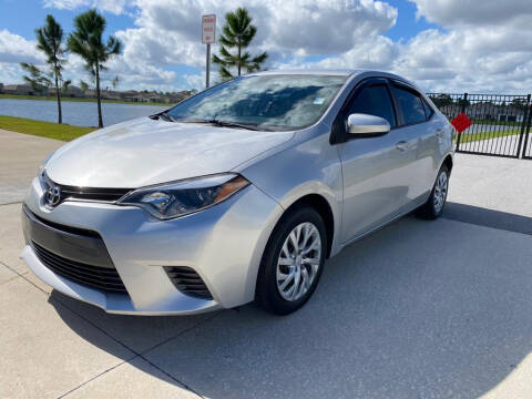 2016 Toyota Corolla for sale at On Fire Car Sales in Tampa FL