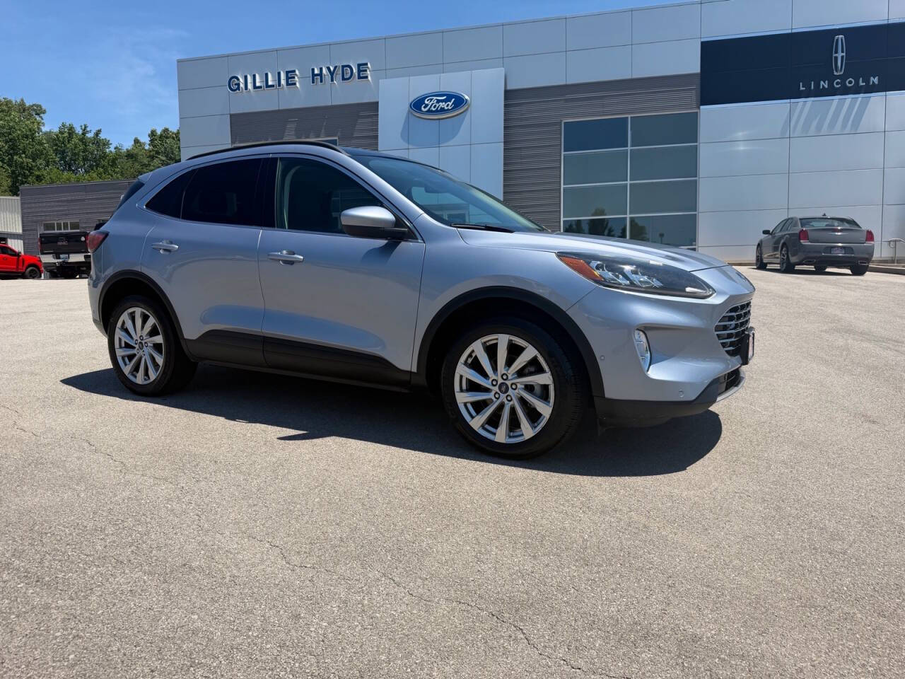 Silver 2022 Ford Escape Titanium AWD Titanium 4dr SUV 2