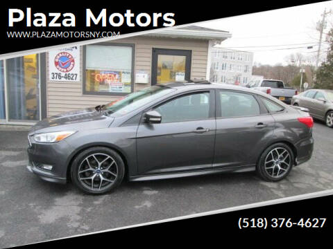 2015 Ford Focus for sale at Plaza Motors in Rensselaer NY