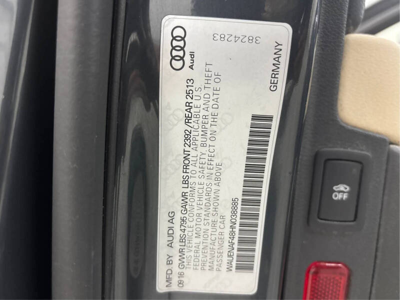 2017 Audi A4 2.0T quattro Premium Plus