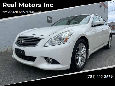 2011 Infiniti G37 Sedan for sale at Real Motors Inc in Arlington MA