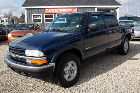 2002 Chevrolet S-10 for sale at Y-City Auto Group LLC in Zanesville OH