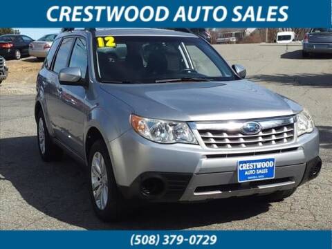 2012 Subaru Forester for sale at Crestwood Auto Sales in Swansea MA
