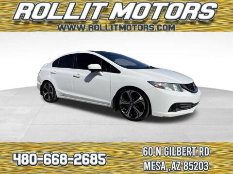 2015 Honda Civic for sale at Rollit Motors in Mesa AZ