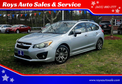2013 Subaru Impreza for sale at Roys Auto Sales & Service in Hudson NH