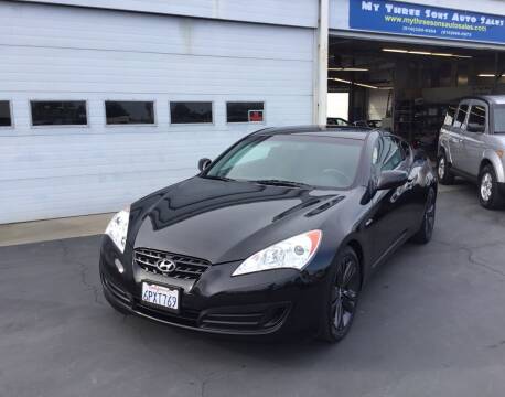 2011 Hyundai Genesis Coupe for sale at My Three Sons Auto Sales in Sacramento CA
