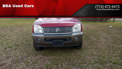 2003 Mercury Mountaineer for sale at BSA Used Cars in Pasadena TX