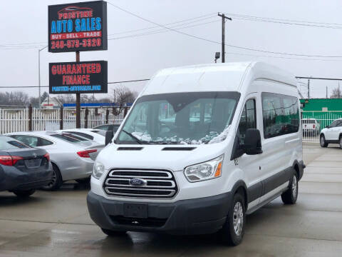 2015 Ford Transit Passenger for sale at PRISTINE AUTO SALES INC in Pontiac MI