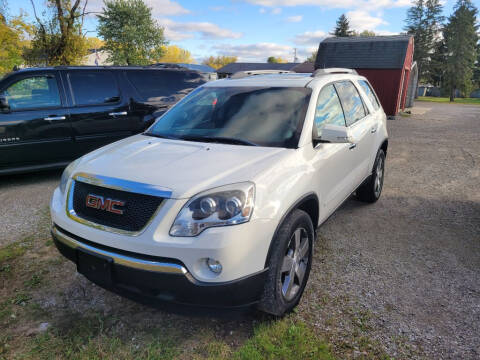 2012 GMC Acadia for sale at Clare Auto Sales, Inc. in Clare MI