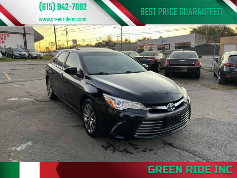 2016 Toyota Camry Hybrid for sale at Green Ride Inc in Nashville TN