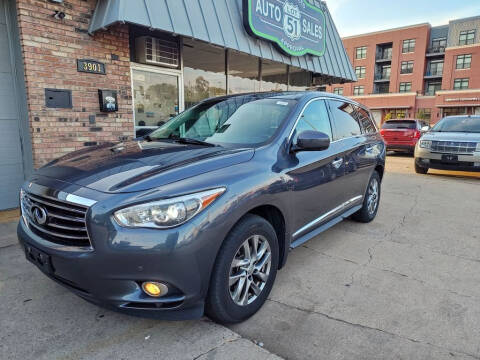 2014 Infiniti QX60 for sale at LOT 51 AUTO SALES in Madison WI