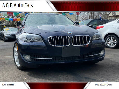 2013 BMW 5 Series for sale at A & B Auto Cars in Newark NJ