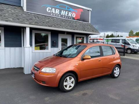 2005 Chevrolet Aveo for sale at Car Hero Auto Sales in Olympia WA