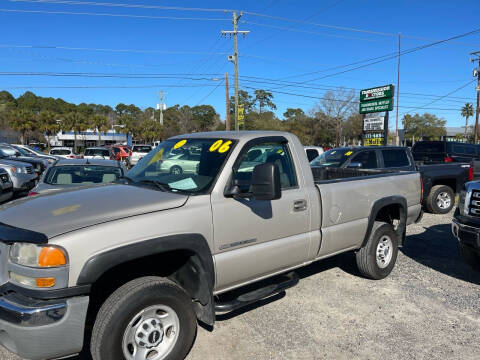 2006 GMC Sierra 2500HD for sale at H & J Wholesale Inc. in Charleston SC