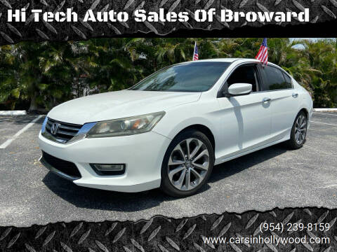 2013 Honda Accord for sale at Hi Tech Auto Sales Of Broward in Hollywood FL