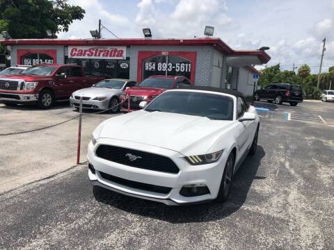 2015 Ford Mustang for sale at CARSTRADA in Hollywood FL