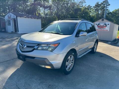 2009 Acura MDX for sale at AUTO WOODLANDS in Magnolia TX