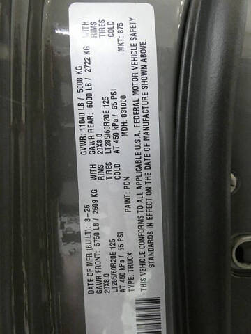 2026 RAM 2500