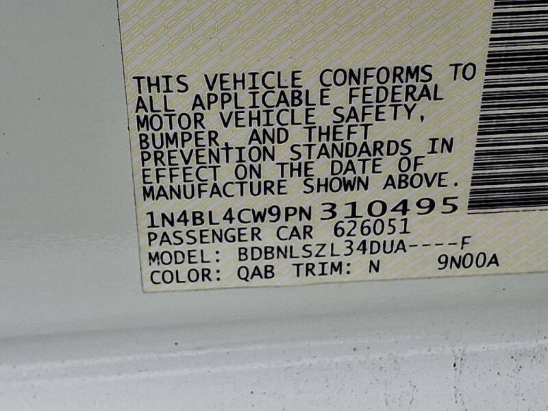 2023 Nissan Altima 2.5 SR