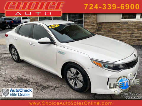 2017 Kia Optima Hybrid for sale at CHOICE AUTO SALES in Murrysville PA