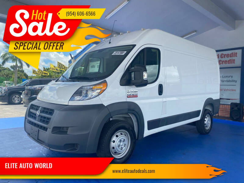 2018 RAM ProMaster Cargo for sale at ELITE AUTO WORLD in Fort Lauderdale FL