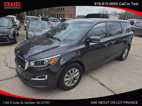 2021 Kia Sedona for sale at CRAIGE MOTOR CO in Durham NC