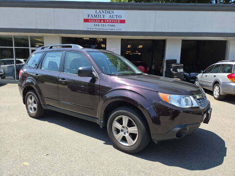 2013 Subaru Forester for sale at Landes Family Auto Sales in Attleboro MA