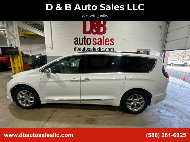 2019 Chrysler Pacifica for sale at D & B Auto Sales LLC in Harrison Township MI