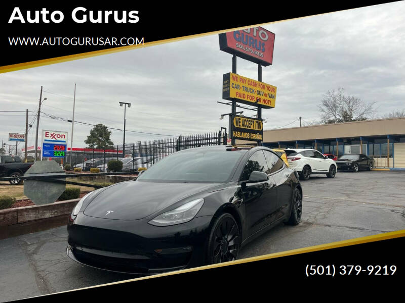 2021 Tesla Model 3 for sale at Auto Gurus in Little Rock AR