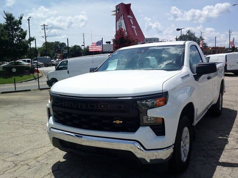 Used 2024 Chevrolet Silverado 1500 Work Truck with VIN 3GCNAAED5RG360717 for sale in Marietta, GA