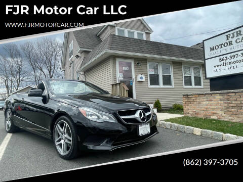 2014 Mercedes-Benz E-Class for sale at FJR Motor Car LLC in Mine Hill NJ